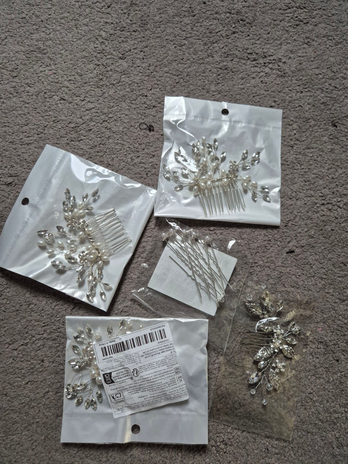 Diverse haaraccessoires voor bruid - Nieuw, Ophalen of Verzenden, Nieuw, Zilver, Accessoires