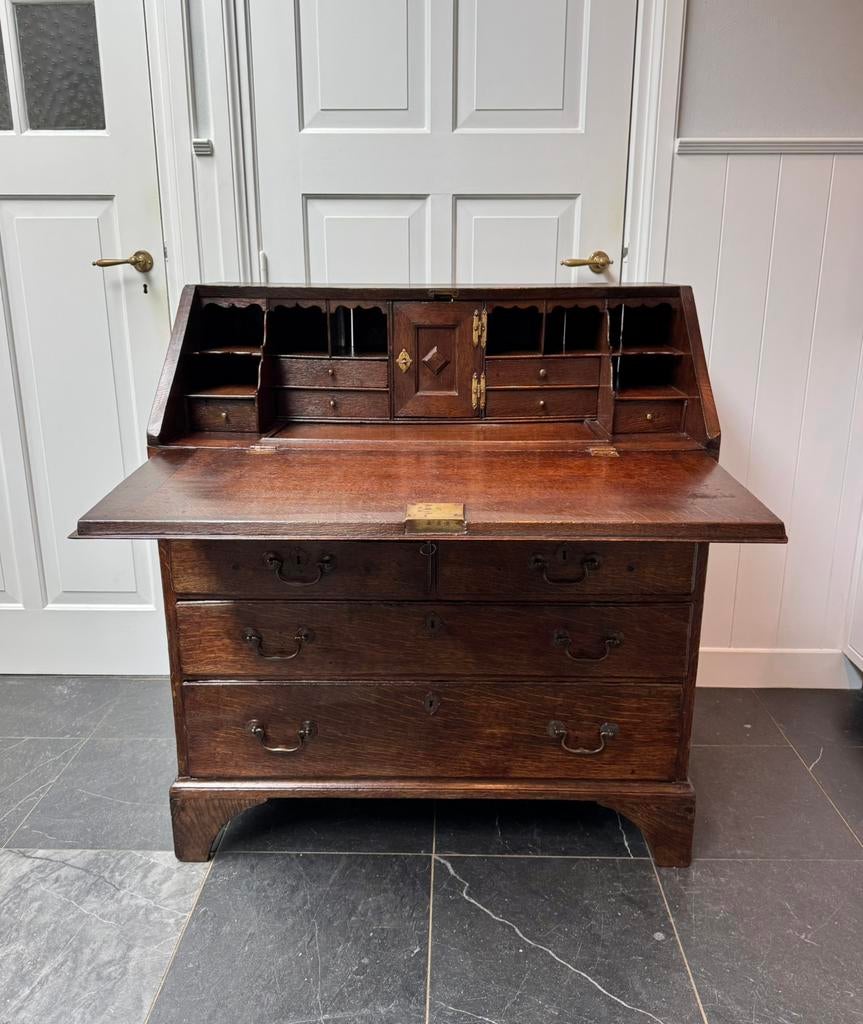 Antieke Engelse secretaire ca 1760, Huis en Inrichting, Kasten | Secretaires, Ophalen, Gebruikt