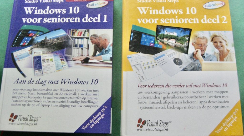 2 delen Windows 10 voor senioren (1 en 2), Boeken, Ophalen of Verzenden, Nieuw, Besturingssystemen