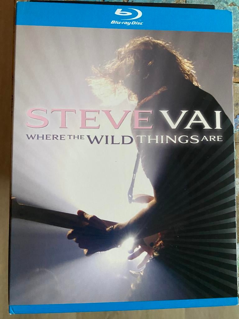 Steve Vai 2x Blu ray video 5.1 surround 27 tracks!, Ophalen of Verzenden, Zo goed als nieuw, Poprock