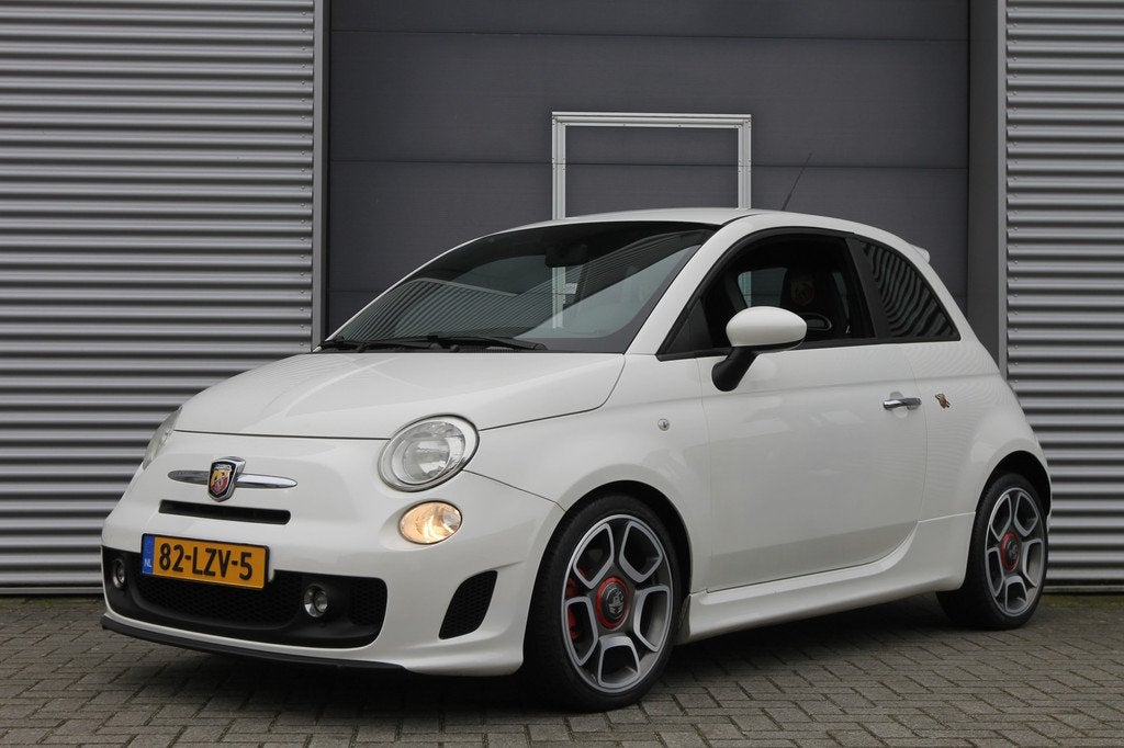 Fiat 500 1.4-16V Abarth I 135 PK I Airco I Leder (bj 2010), Voorwielaandrijving, Euro 5, Zwart, 4 cilinders
