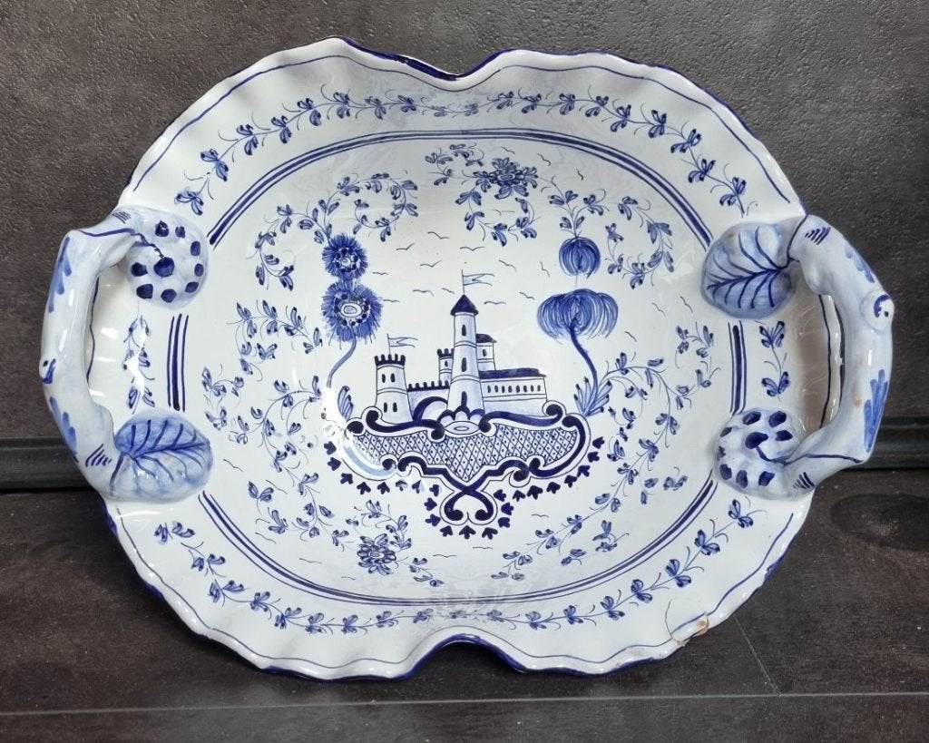 CACF Faenza Keramiek schaal 1950/1960, Ophalen of Verzenden