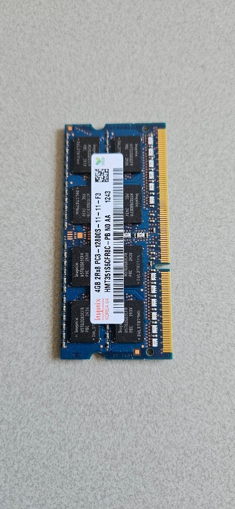 Hynix 4GB DDR3 Laptopgeheugen, Computers en Software, RAM geheugen, Gebruikt, DDR3, Ophalen of Verzenden, Laptop