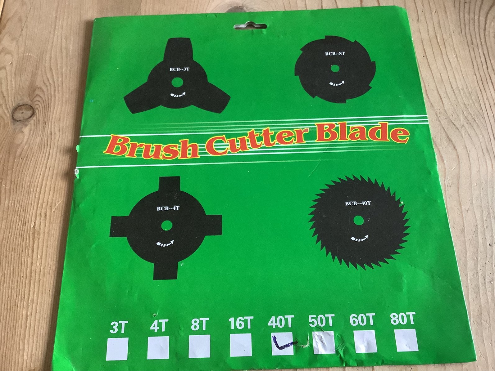 Brush Cutter Blade , bos maaier blad , BCB—40T., Tuin en Terras, Ophalen of Verzenden, Zo goed als nieuw, Elektrisch