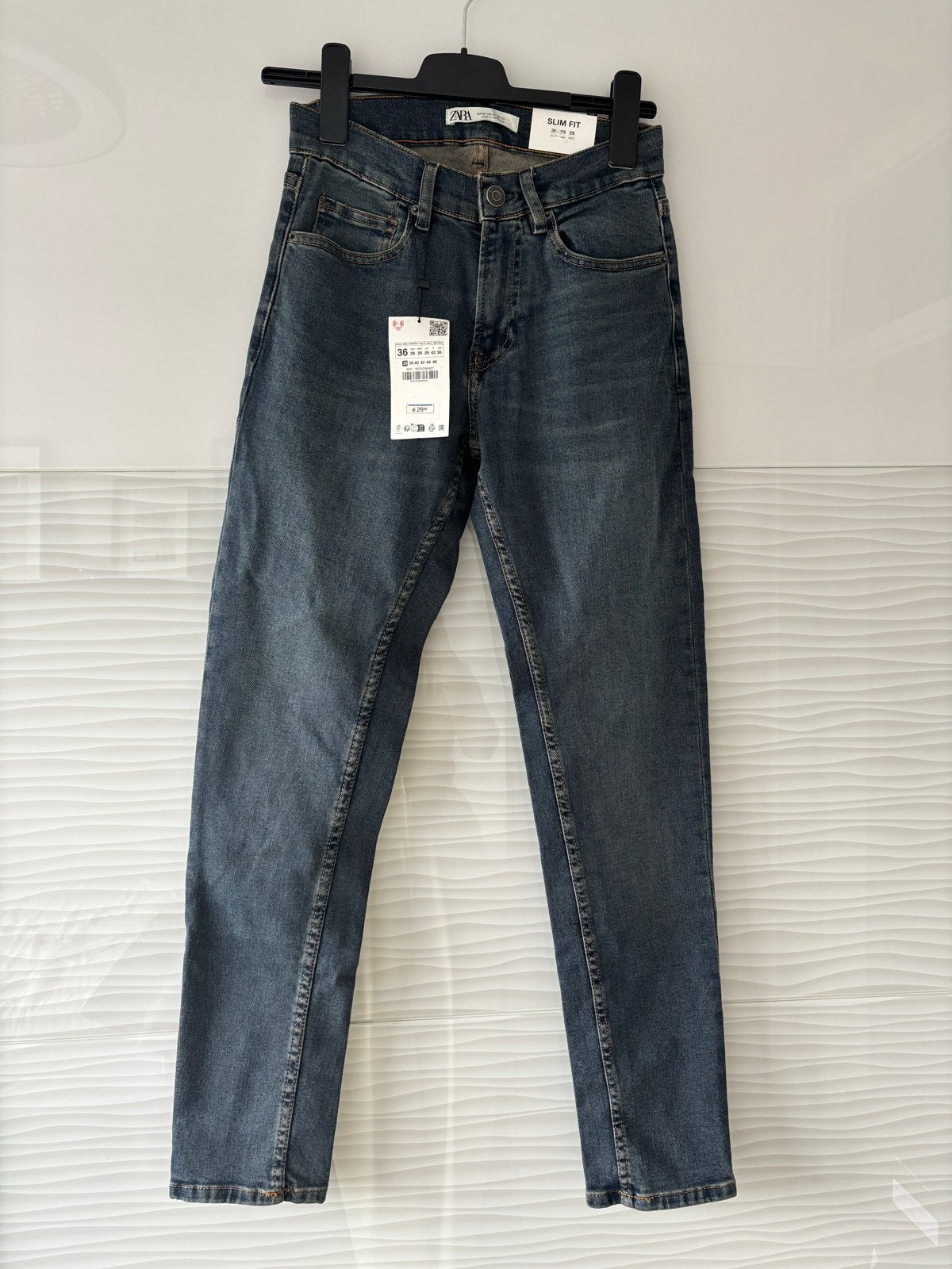 Zara Slim Fit heren jeans / spijkerbroek, Mt 36 , NIEUW!, Ophalen of Verzenden, Nieuw, Blauw, Overige jeansmaten