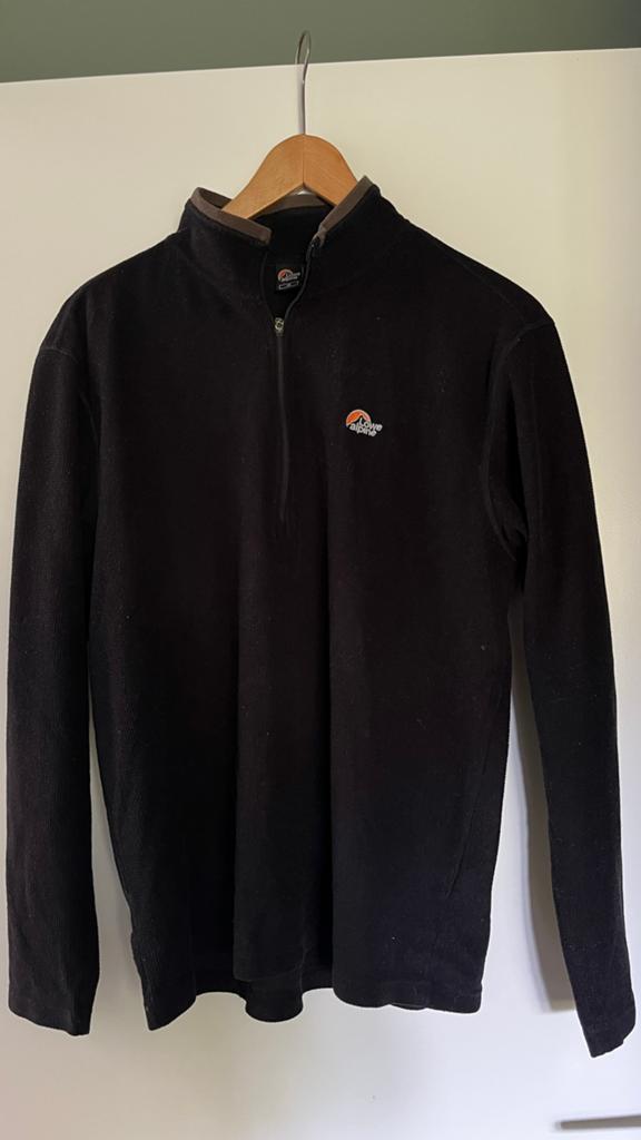 Lowe Alpine, fleece trui, maat M, Kleding | Heren, Truien en Vesten, Gedragen, Maat 48/50 (M), Zwart, Ophalen of Verzenden