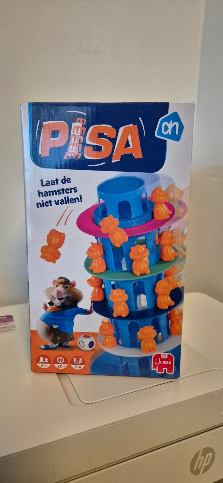 Pisa evenwichtsspel Jumbo - Laat de hamsters niet vallen!, Hobby en Vrije tijd, Gezelschapsspellen | Bordspellen, Drie of vier spelers