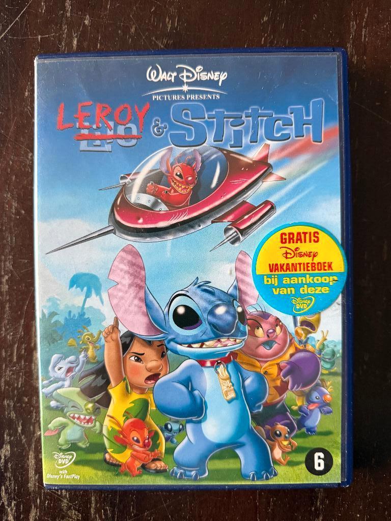 Walt Disney Leroy en Stitch DVD, Europees, Tekenfilm, Ophalen of Verzenden, Zo goed als nieuw