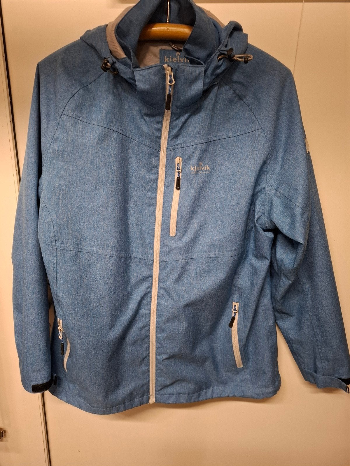 Kjelvik zomer jas, water- en winddicht, maat 46, Blauw, Maat 46/48 (XL) of groter, Ophalen of Verzenden, Kjelvik