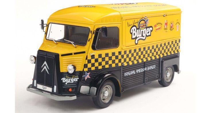 Citroën HY NYC Burger Food Truck 1969 – Solido 1:18, Hobby en Vrije tijd, Modelauto's | 1:18, Ophalen of Verzenden, Nieuw, Auto