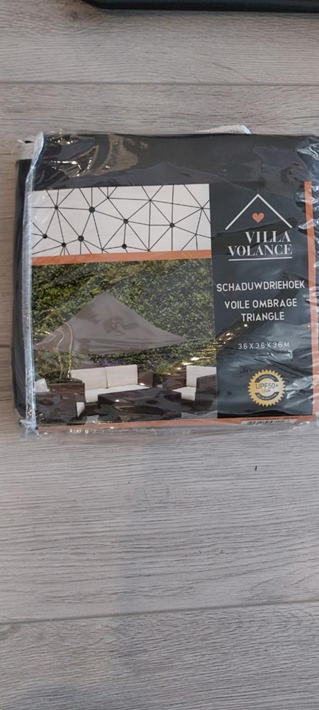 Nieuw in verpakking schaduwdoek/schaduw driehoek, Ophalen of Verzenden, Nieuw
