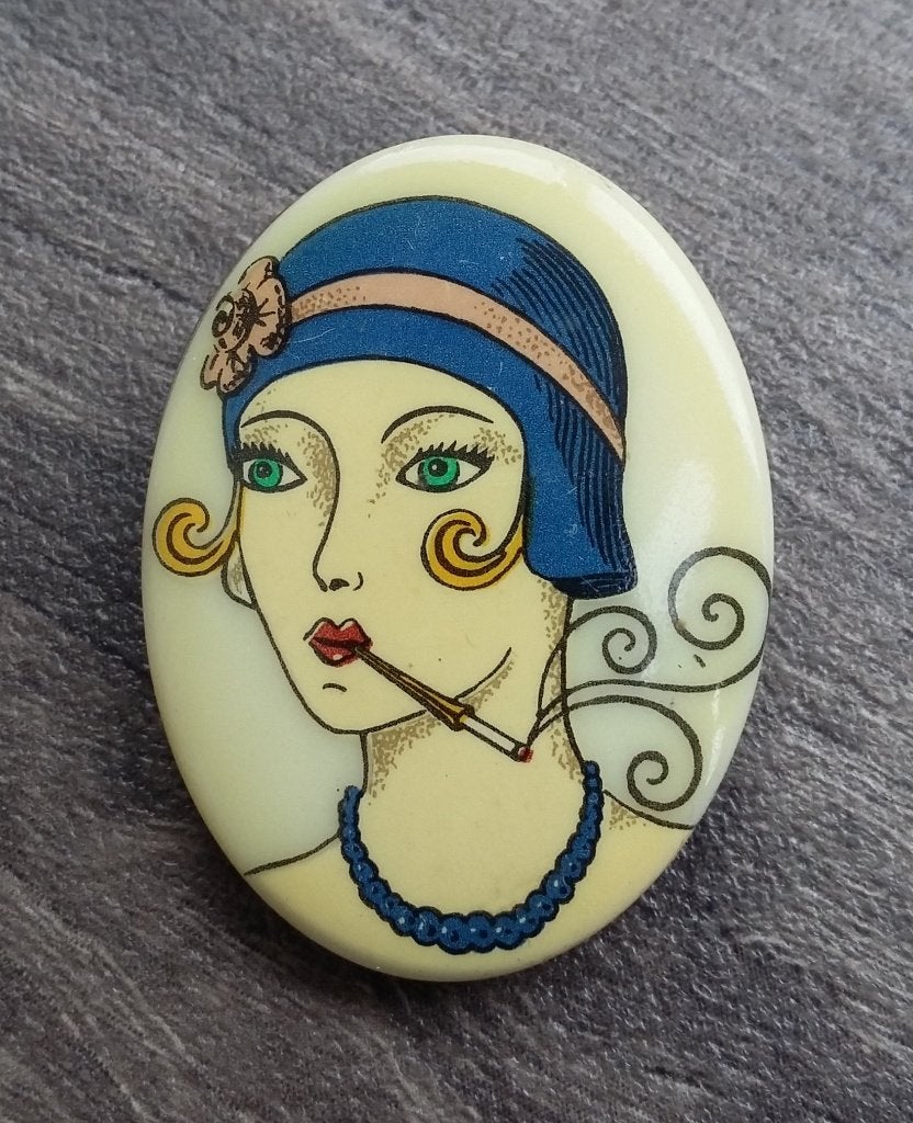 Retro Vintage Broche in de Stijl van Lea Stein Sieraad Speld