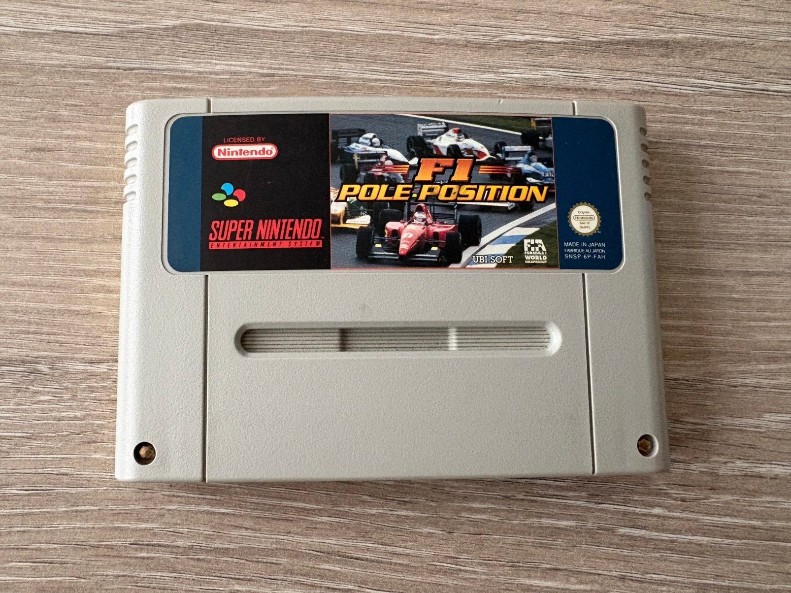 F-1 Pole Position voor de Super Nintendo., Ophalen of Verzenden, Vanaf 3 jaar