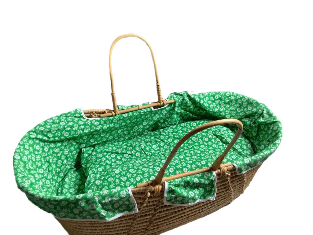 Vintage reiswieg uit de jaren '70 met bekleding, Ophalen, Gebruikt, Wieg