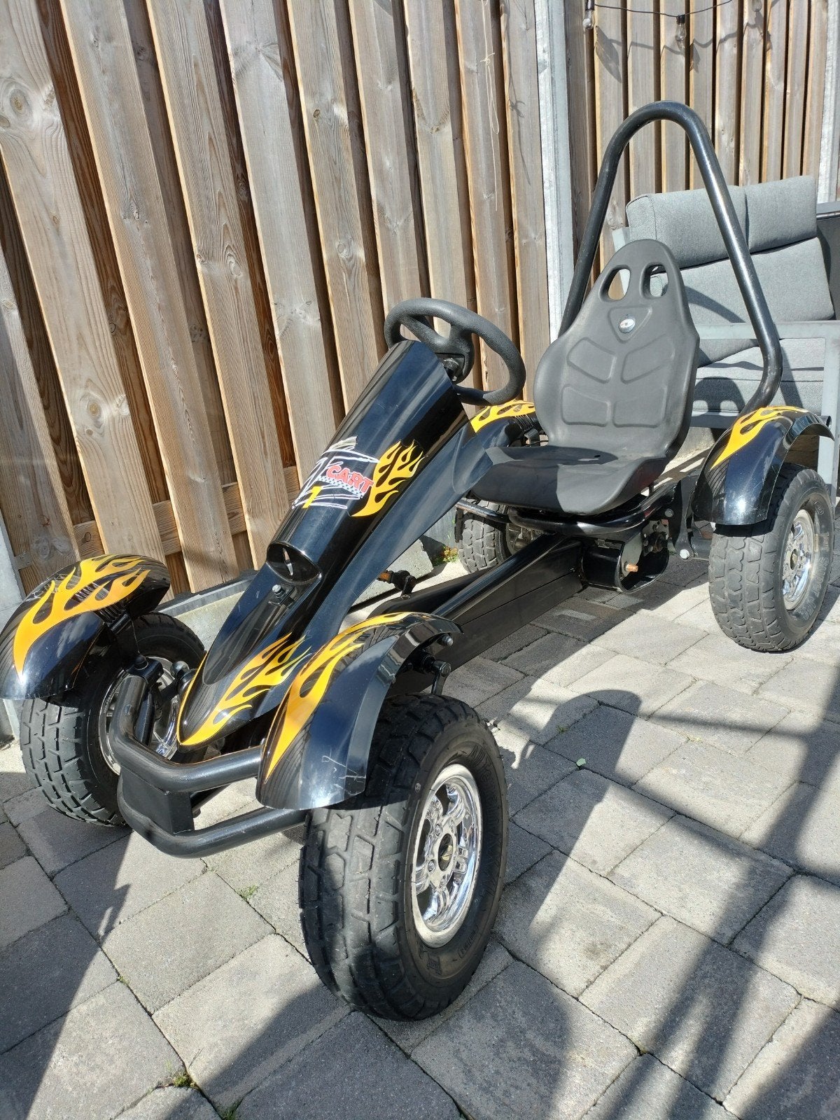 T-Cart Skelter met stuurbekrachtiging en vering, Ophalen, Gebruikt, Berg