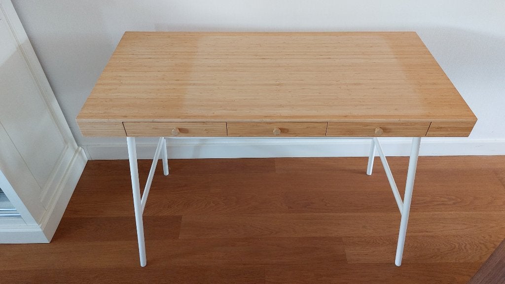 Bamboe Bureau IKEA LILLÅSEN, Ophalen, Overige typen, Zo goed als nieuw, IKEA