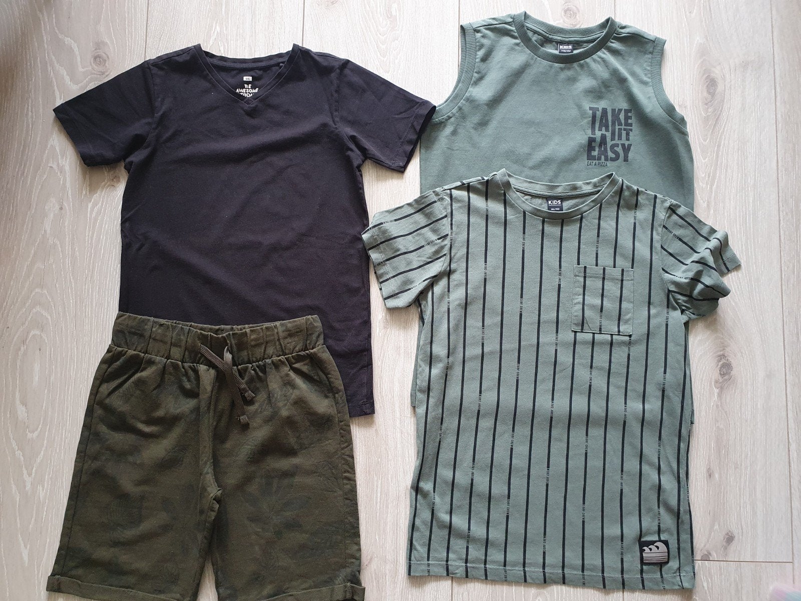 Jongenskleding Maat 146/152, Kinderen en Baby's, Kinderkleding | Maat 146, Zo goed als nieuw, Setje, Jongen, Diverse merken