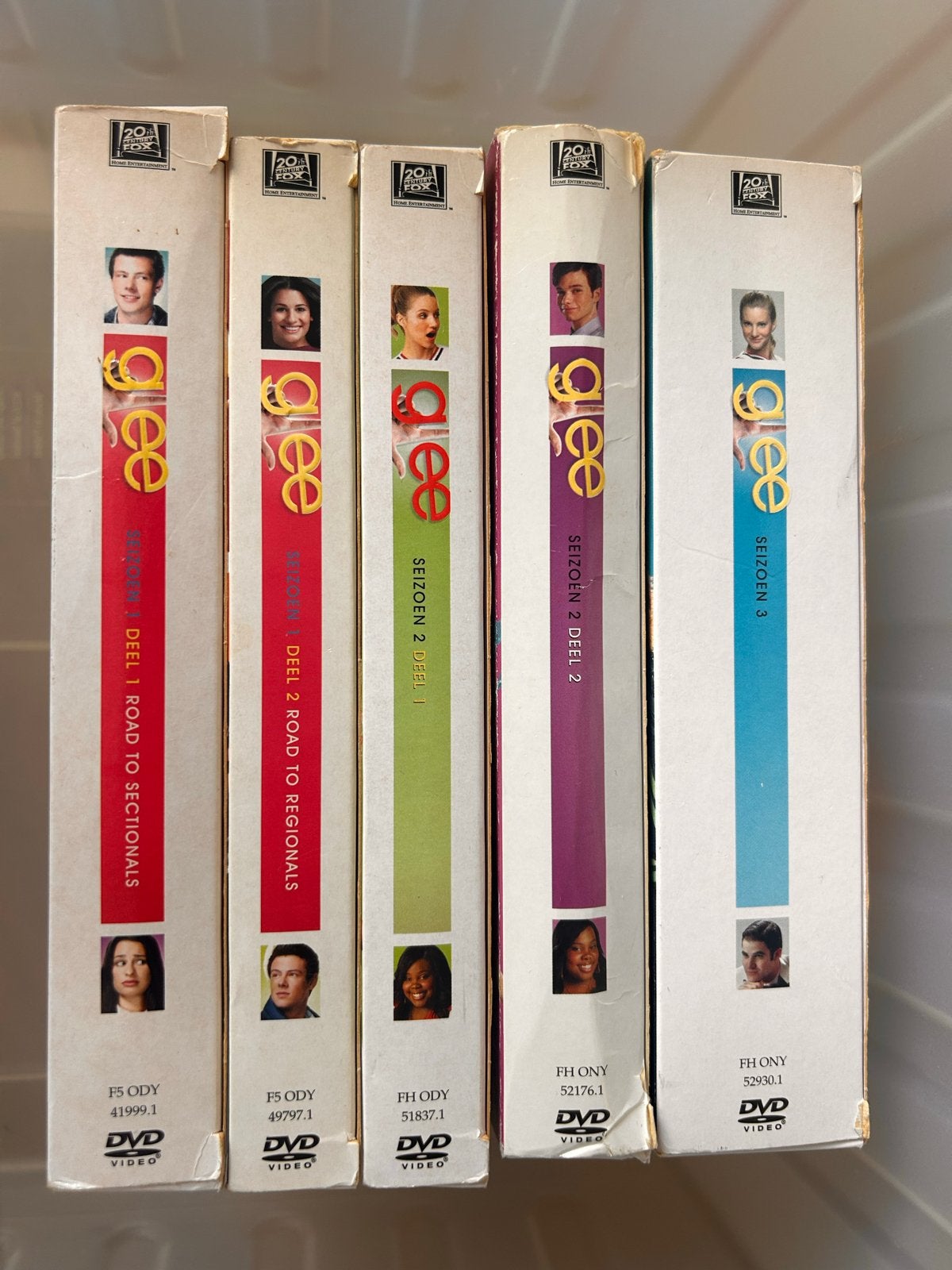 Glee DVD Boxset - Seizoen 1, 2 (deel 1 & 2) & 3, Ophalen, Seizoen 1, Nederlands, Komedie