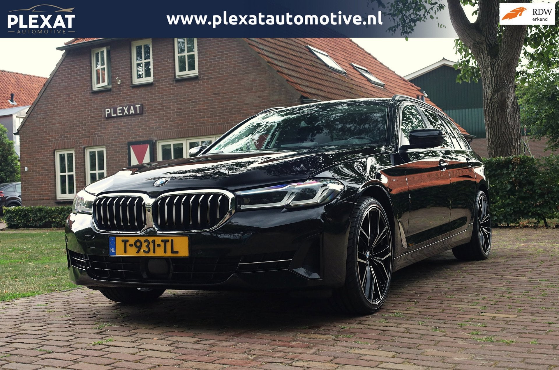 BMW 5-serie Touring 520d High Executive Aut. | Facelift | 20, Auto's, Automaat, Dealer onderhouden, 2000 kg, Automatische klimaatregeling