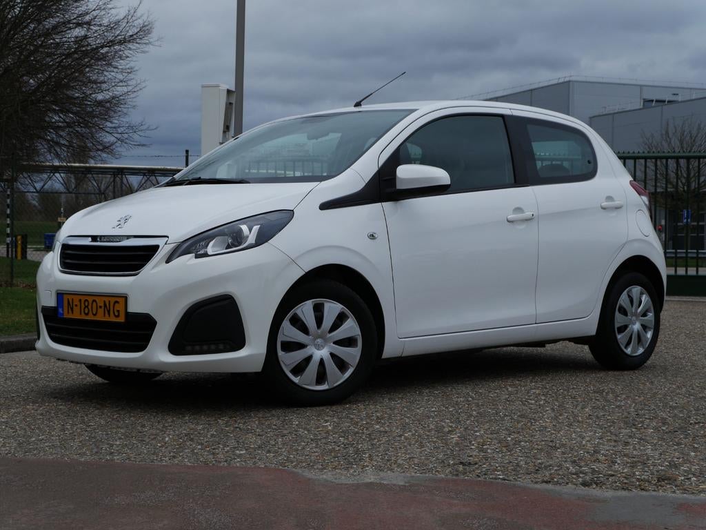 Peugeot 108 | nw apk | rijklaar | NAP | Dealer Oh, Stof, Zwart, 4 stoelen, Wit