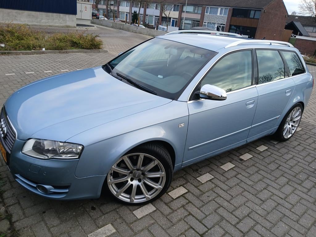 Audi A4 2.0 Tfsi Avant Quattro 147KW AUT 2007 Blauw, Auto's, Automaat, 4 cilinders, 1984 cc, Blauw