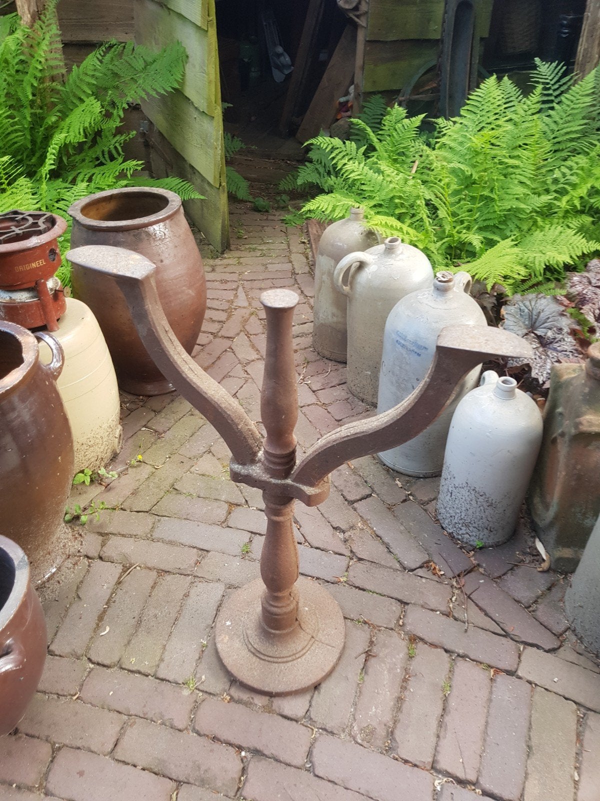 Dubbele schoenmaker leest, Antiek en Kunst, Ophalen