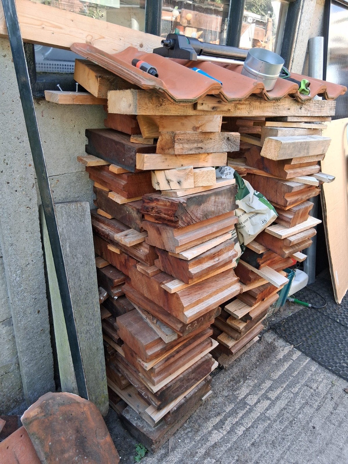 Bankirai haardhout, ca. 7 cm dik, Ophalen, Overige houtsoorten, Blokken