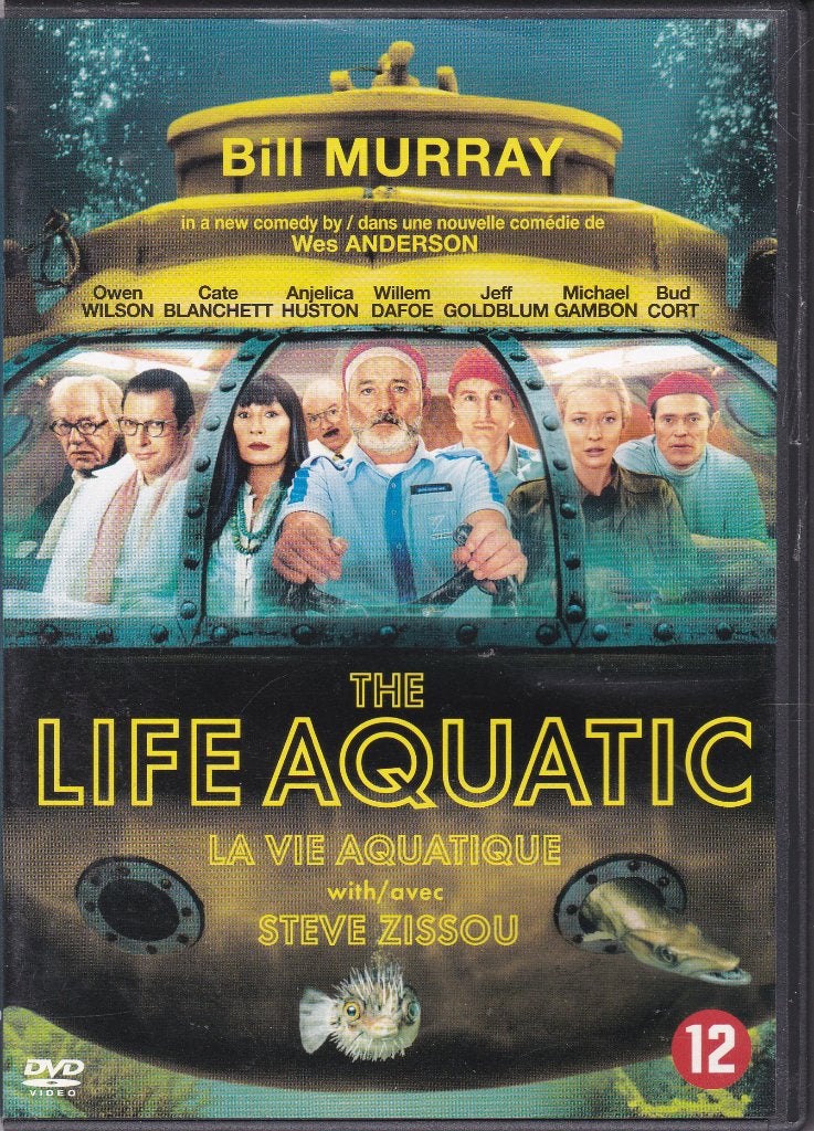 The life aquatic (Wes Anderson) ֎ Bill Murray, Owen Wilson, Verenigde Staten, Vanaf 16 jaar, Ophalen of Verzenden, Zo goed als nieuw