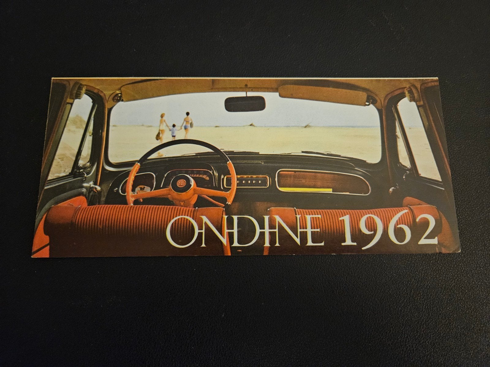 Brochure Renault Ondine & Gordini 1962, Ophalen of Verzenden, Zo goed als nieuw, Renault