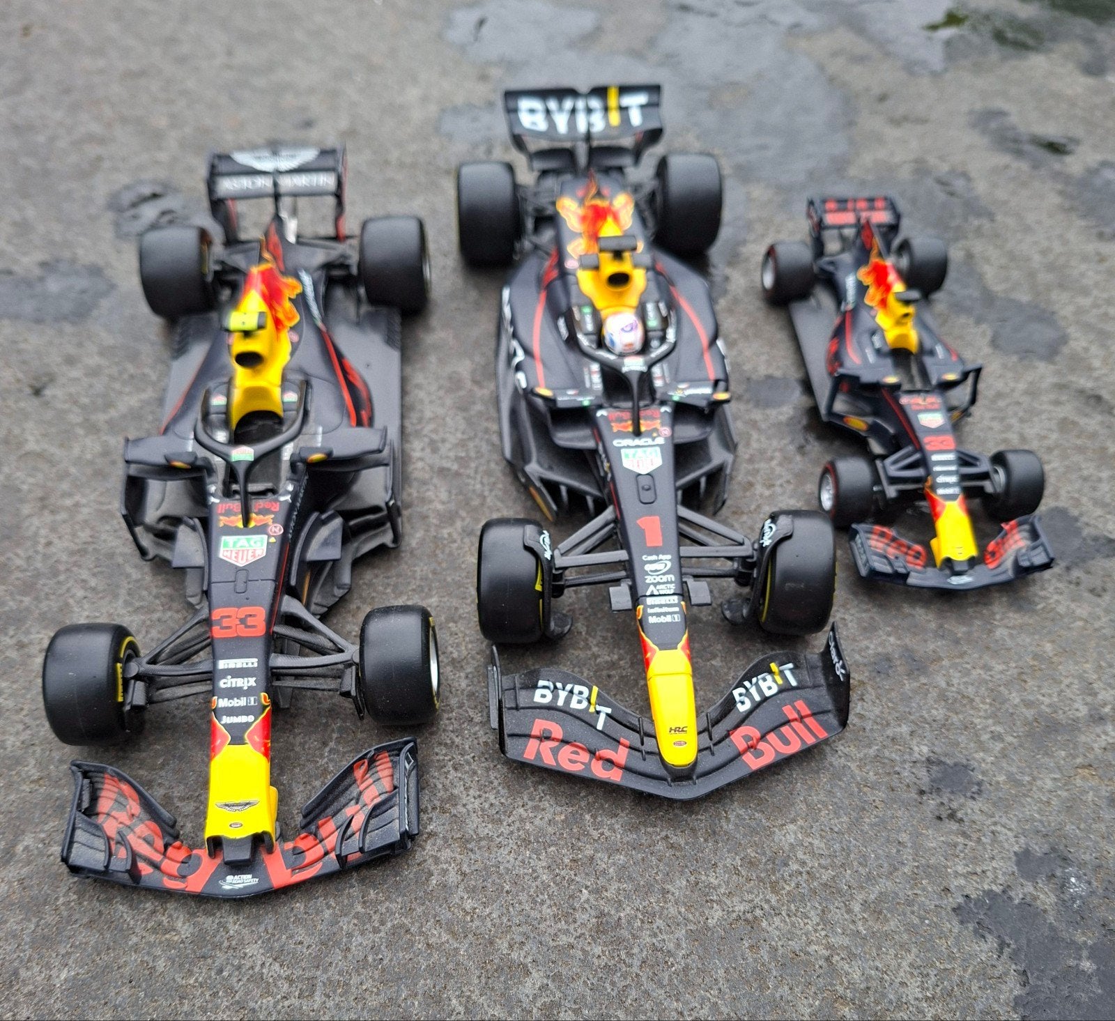 Max Verstappen Red Bull Racing F1 modelauto's (3 stuks), Auto, Groter dan 1:32, Zo goed als nieuw, Ophalen