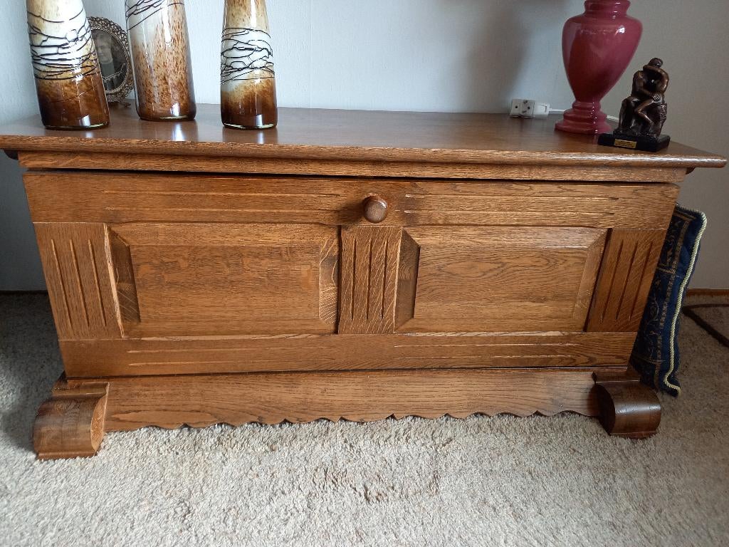 dressoir, Huis en Inrichting, Kasten | Dressoirs, Zo goed als nieuw, 100 tot 150 cm, 50 tot 75 cm, Eikenhout, Ophalen
