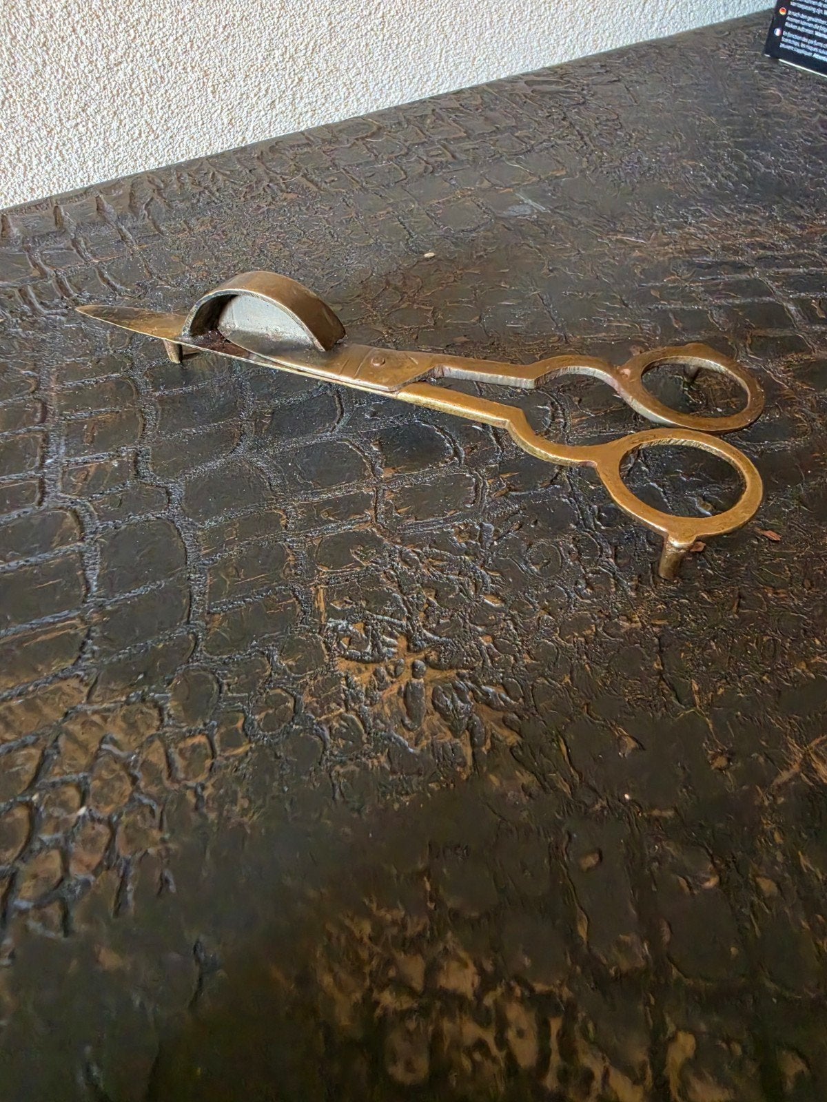 Vintage Kaarsendover / Kaarsenschaar - Messing, Ophalen of Verzenden