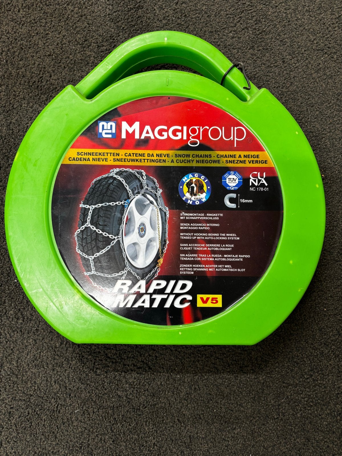 MaggiGroup Rapid Matic V5 sneeuwkettingen, Ophalen of Verzenden, Gebruikt