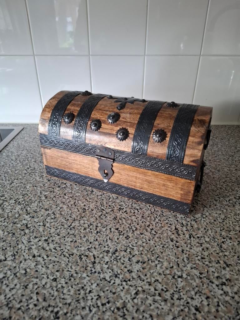 Incl. Verzenden Houten Schatkist voor Sieraden, Ophalen of Verzenden