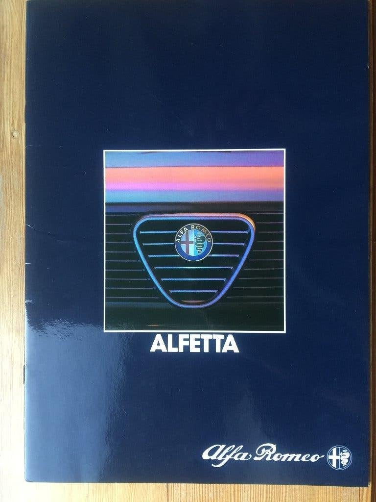 Folder van Alfa Romeo Alfetta, 1979, Ophalen of Verzenden, Nieuw, Alfa Romeo
