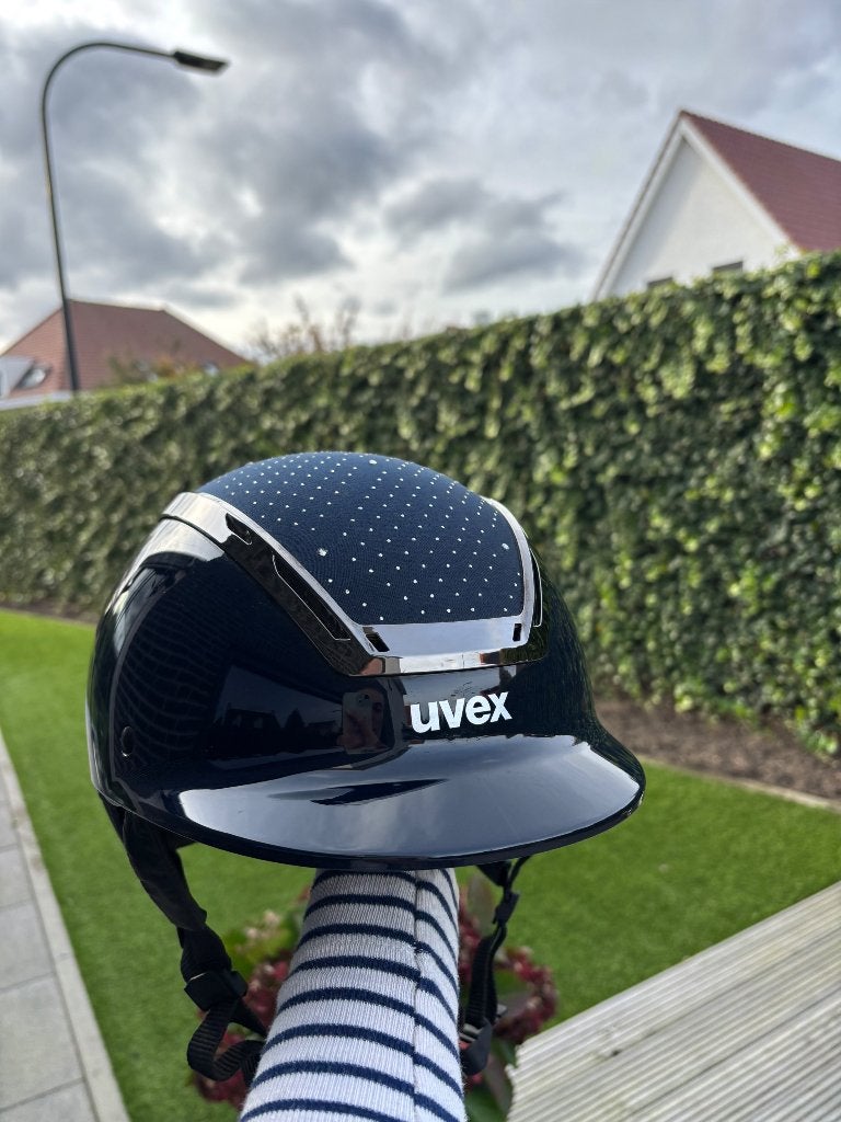 Uvex Cap Exxeed Glow Navy, Blauw, Overige merken, Zo goed als nieuw, Rijhelm/cap