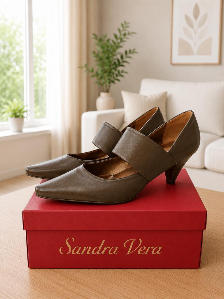 Sandra Vera Pumps – Nappa leer – Maat 40, Kleding | Dames, Schoenen, Pumps, Bruin, Nieuw, Ophalen of Verzenden