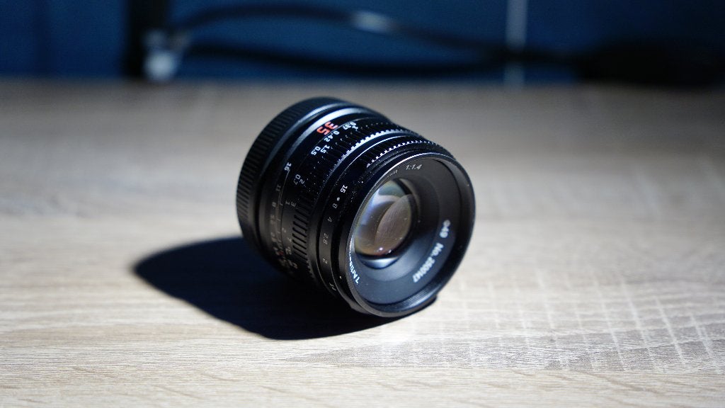 7Artisans 35mm f/1.4 sony E-mount, Ophalen, 35 mm, Zo goed als nieuw, Standaardlens