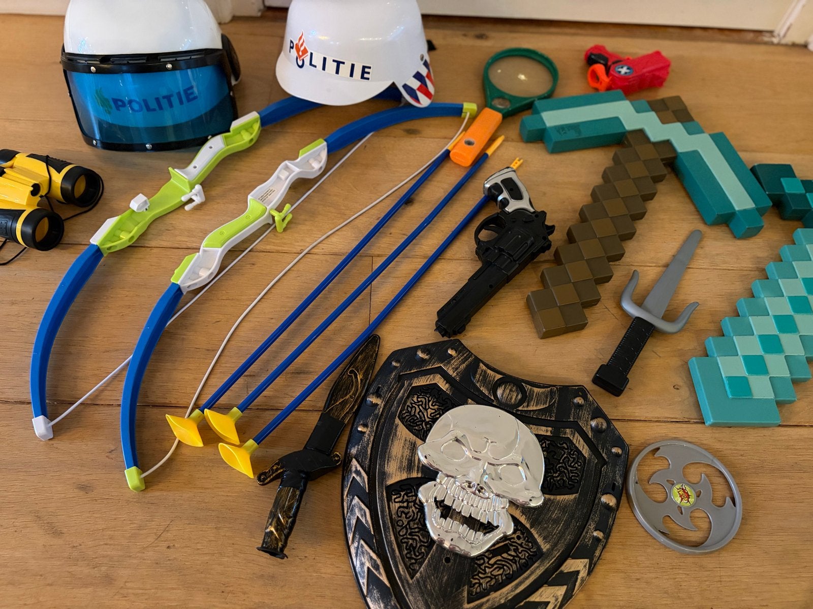 Minecraft zwaard, pickaxe en andere speelgoed wapens, Ophalen, Gebruikt