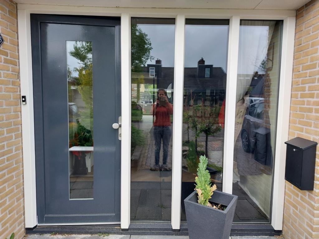 Kunstof kozijn raam en voordeur, Kunststof, Gebruikt, Deurkozijn, Ophalen