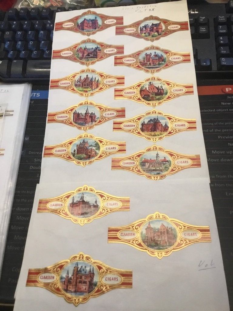 sigarenbandjes, Verzamelen, Rookartikelen, Aanstekers en Luciferdoosjes, Ophalen of Verzenden, Sigarenbandjes