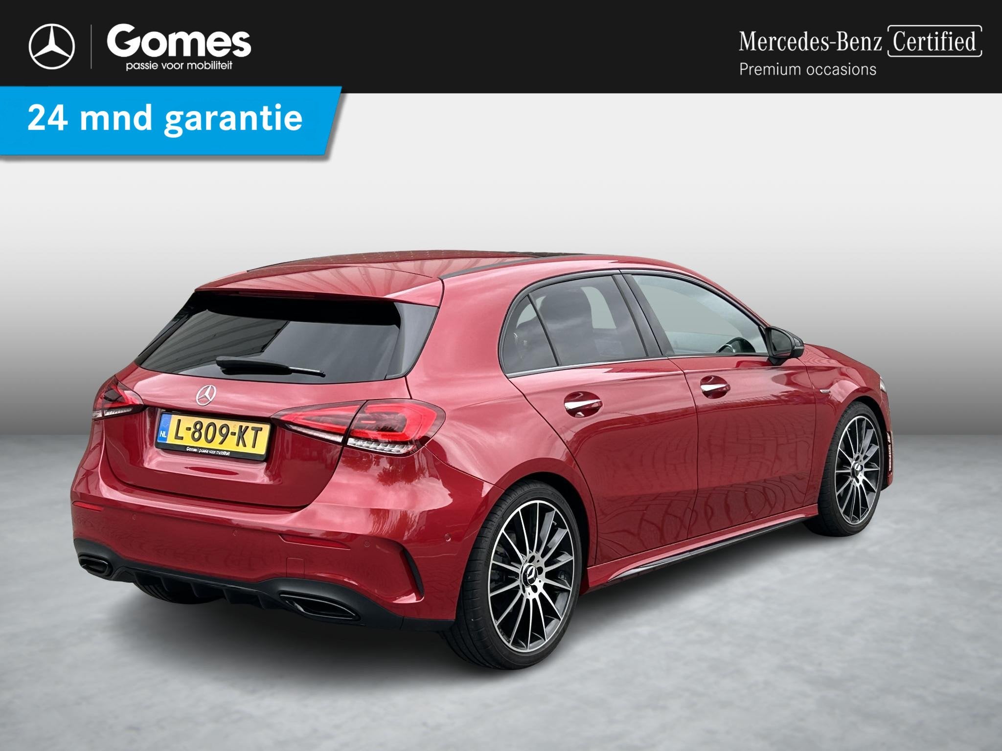 Mercedes-Benz A-klasse 180 AMG | Panoramadak | Memory | Sfee, Auto's, 136 pk, Gebruikt, 4 cilinders, Leder en Stof