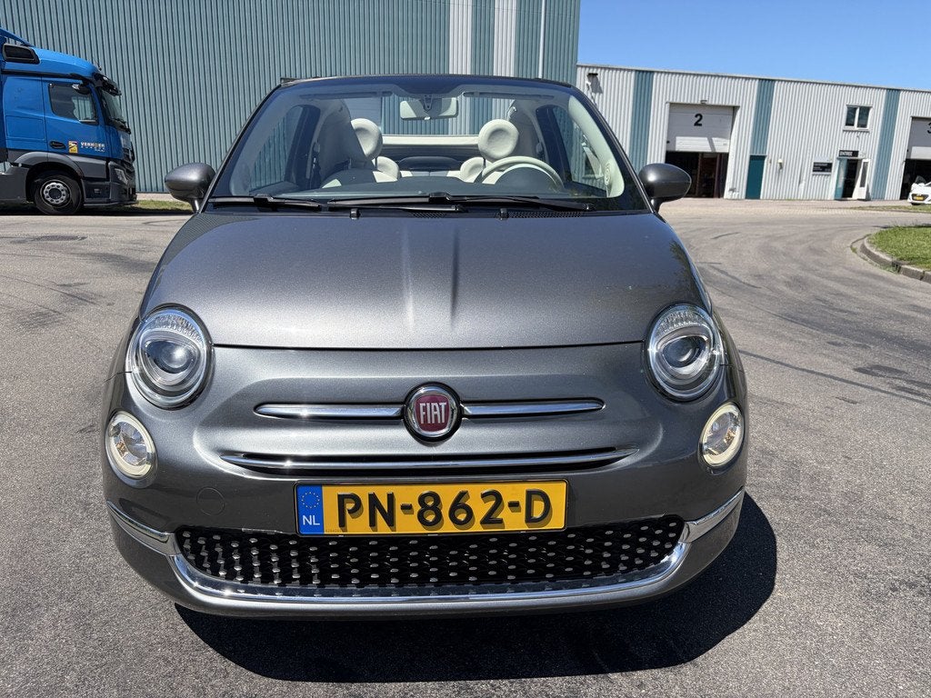Fiat 500C 0.9i TwinAir Turbo Lounge 81 PK. Als nieuw rijdend, Auto's, Stof, Gebruikt, Cabriolet, Origineel Nederlands