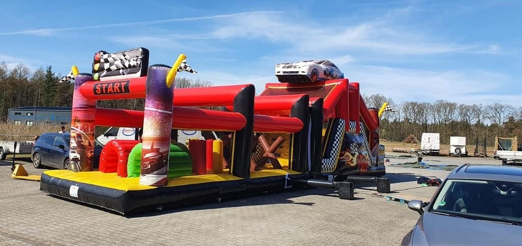 doe stormbaan hindernisbaan obstakelbaan huren te huur actie, Hobby en Vrije tijd, Feestartikelen | Verhuur, Ophalen of Verzenden