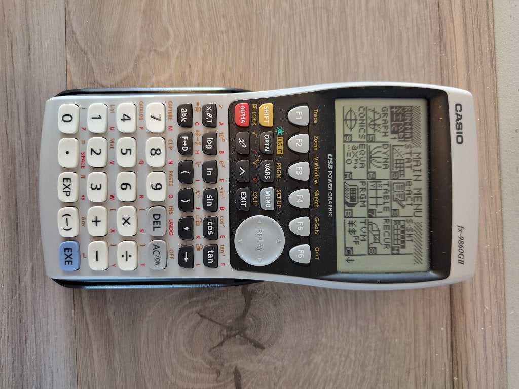 Casio grafische rekenmachine fx-9860GII, Ophalen of Verzenden, Grafische rekenmachine, Gebruikt