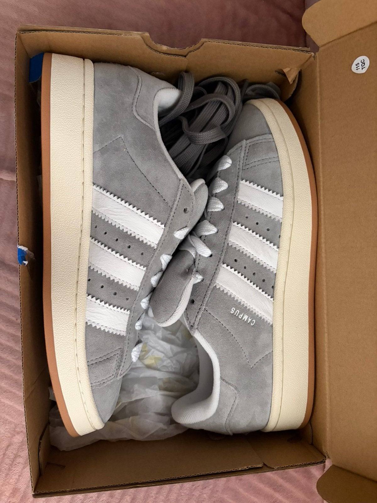 Adidas Campus grijs 41 1/3, Ophalen of Verzenden, Nieuw, Grijs, Sneakers of Gympen