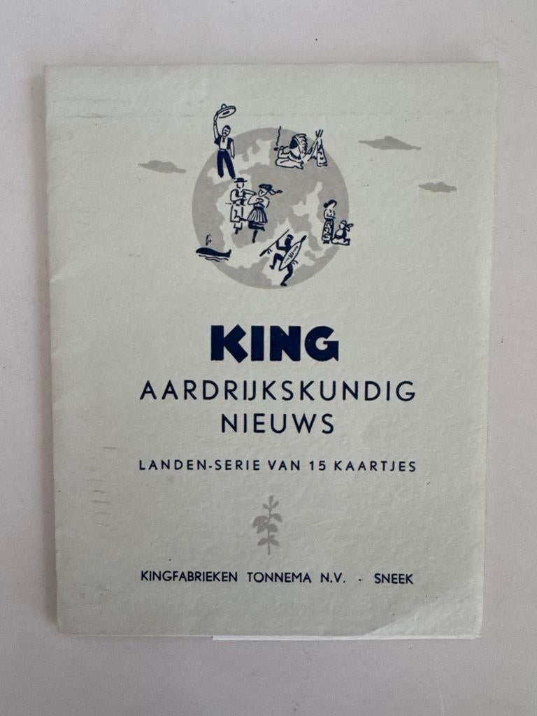 King Aardrijkskundig Nieuws Landen-serie 15 Kaartjes, Ophalen of Verzenden, 1800 tot 2000, Wereld, Landkaart
