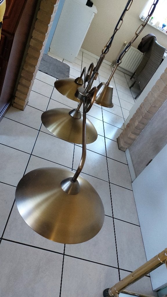 mooie eetkamer lamp, Ophalen, Gebruikt, Metaal