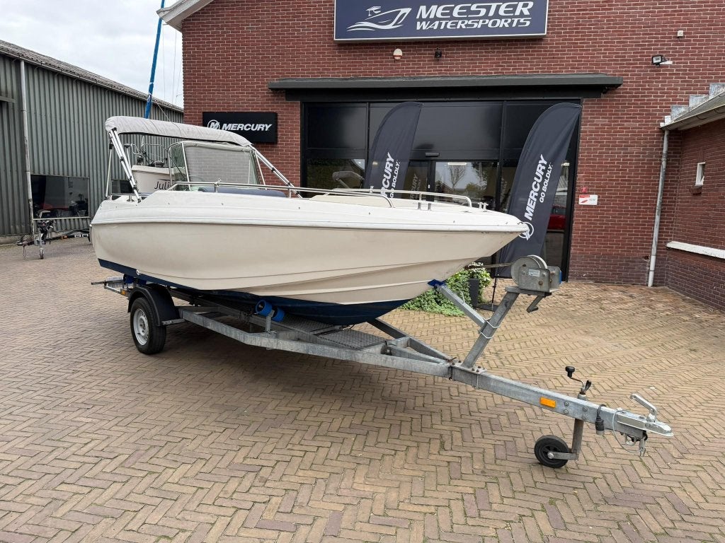 Clever 510 / Consoleboot / Trailer!, 5 m, Gebruikt, Overige merken, Polyester