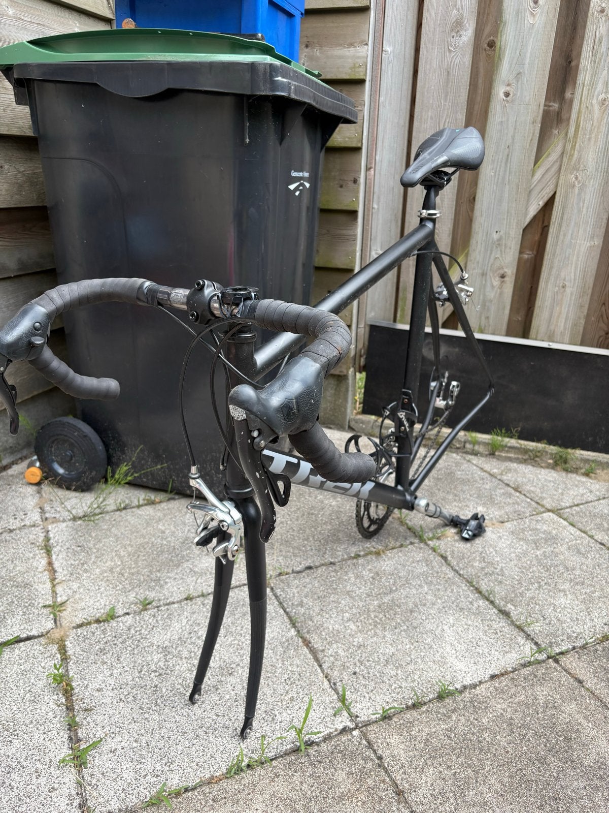 Vintage Trek racefiets met Campagnolo Chorus groepset, 28 inch, Gebruikt, Carbon, Velgrem
